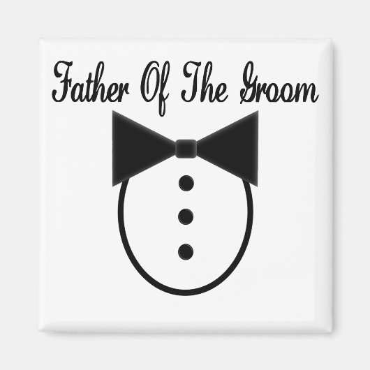 Vader van de Groom Magneet (Voorkant)