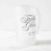 Vader van de Groom-Mok Matglas Bierpul (Voorkant rechts)