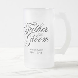 Vader van de Groom-Mok Matglas Bierpul