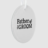 Vader van de Groom Ornament (voorkant)