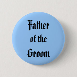 Vader van de Groom Ronde Button 5,7 Cm