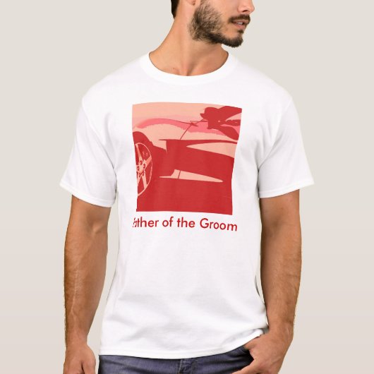 Vader van de Groom T-shirt (Voorkant)