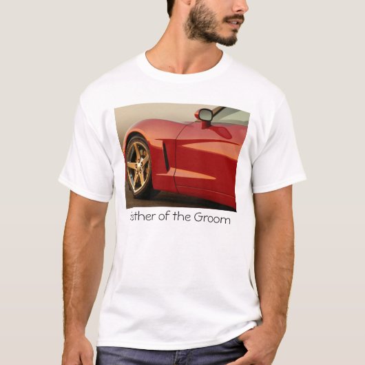 Vader van de Groom T-shirt (Voorkant)