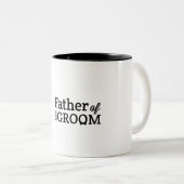 Vader van de Groom Tweekleurige Koffiemok (Voorkant rechts)