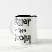 Vader van de Groom  Tweekleurige Koffiemok (Voorkant links)