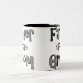 Vader van de Groom  Tweekleurige Koffiemok (Center)