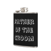 Vader van de Groom | Weddenschap Heupfles (Links)