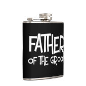 Vader van de Groom Wedding Gift Flask Heupfles (Rechts)