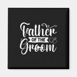 Vader van de Groom Wedding Groomsmen Bachelor Par Magneet