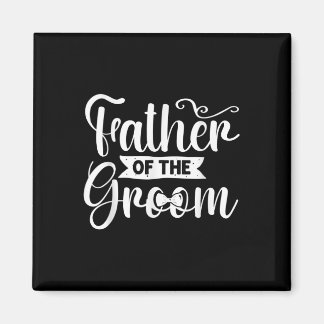 Vader van de Groom Wedding Groomsmen Bachelor Par Magneet