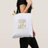 Vader van de Groom Wedding Party Bride Pap Mannen Tote Bag (Dichtbij)