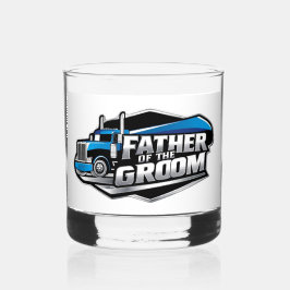 Vader van de Groom Whisky Glas
