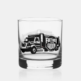 Vader van de Groom Whisky Glas