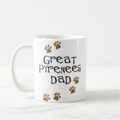 Vader van de Grote Pyreneeën Koffiemok (Links)