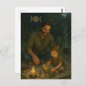 Vader van de Grove Briefkaart (Voorkant / Achterkant)