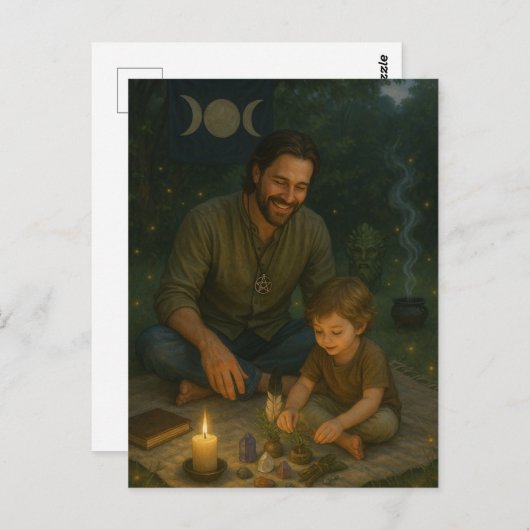 Vader van de Grove Briefkaart (Voorkant / Achterkant)