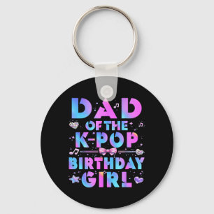 Vader van de K-Pop-verjaardagsmeisjes Koreaanse mu Sleutelhanger