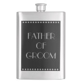 Vader van de Klassieke Groom Flask Heupfles (Voorkant)