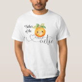 Vader van de Kleine Cutie Citrus Sinaasappel T-shirt (Voorkant)