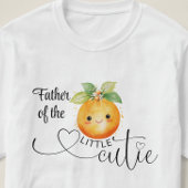 Vader van de Kleine Cutie Citrus Sinaasappel T-shirt