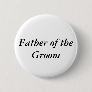 Vader van de knop Groom Ronde Button 5,7 Cm