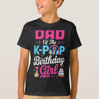 Vader Van De Koreaanse Muzieksverjaardagsmeisje Ko T-shirt