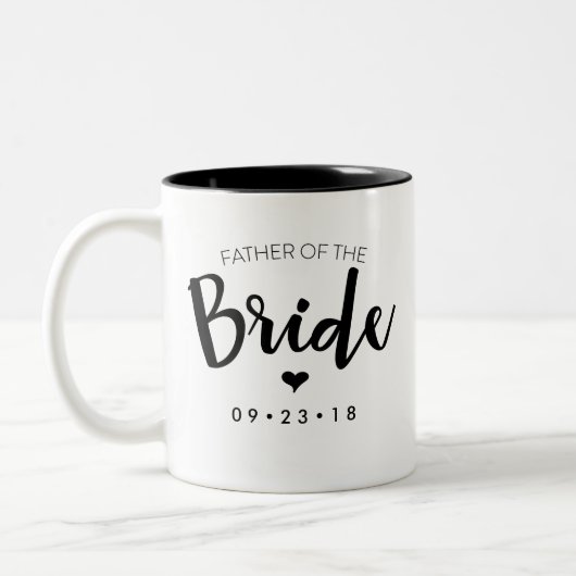 Vader van de Mok van de Bride Personaliseer Uw Dat (Links)