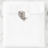 Vader van de natie: Mazar-e-Quaid Hart Sticker (Tas)