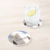 Vader van de natie: Mazar-e-Quaid Zandsteen Onderzetter (Zijkant)