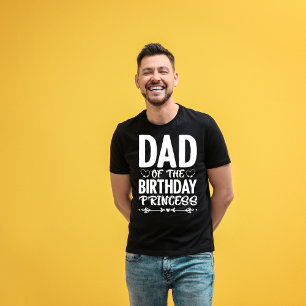 vader van de prinses Birthday T-shirt
