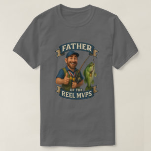 Vader van de Reel MVP's Vist Pap T-shirt