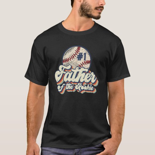 Vader van de Rookie Rookie van het jaar honkbal F T-shirt (Voorkant)