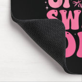 Vader van de Sweet One Coquette Bow 1e verjaardag Muismat (Hoek)
