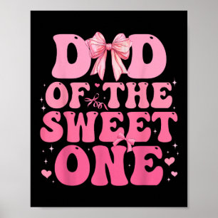 Vader van de Sweet One Coquette Bow 1e verjaardag Poster
