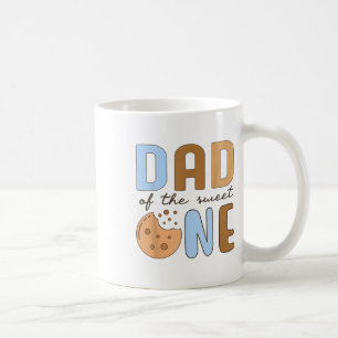 Vader van de Sweet One koekjes en melk 1e verjaard Koffiemok