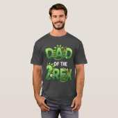 Vader van de T-Rex Grappig Ontwerp voor Dinosaurus T-shirt (Voorkant volledig)
