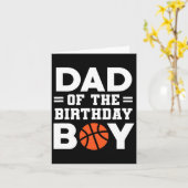 Vader van de verjaardag Boy Bysketbyll Coach Byske Kaart (Gele Bloem)