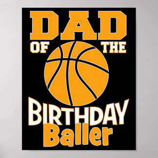 Vader van de verjaardag Byller Bysketbyll themafee Poster