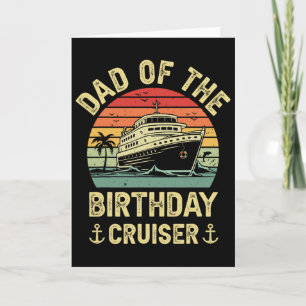 Vader van de verjaardag cruiser verjaardag cruise kaart