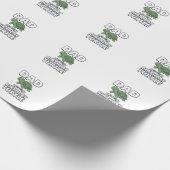 Vader van de verjaardag schildpad Funny Turtle Vad Cadeaupapier (Hoek)