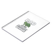 Vader van de verjaardag schildpad Funny Turtle Vad Notitieboek (Linkerzijde)