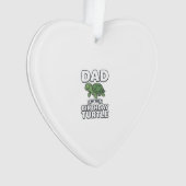 Vader van de Verjaardag Schildpad Grappige Schildp Ornament (voorkant)