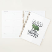 Vader van de Verjaardag Schildpad Grappige Schildp Planner (Display)