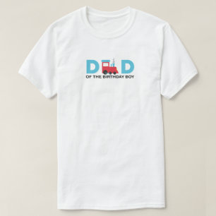 Vader van de verjaardagsjongen Train Birthday Fami T-shirt