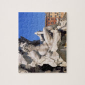 Vader van de vier rivieren op de Piazza Navona. Ro Legpuzzel (Verticaal)
