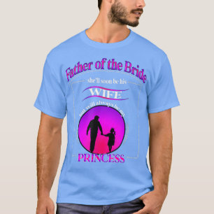 Vader van de zonsondergang van de Bride altijd een T-shirt