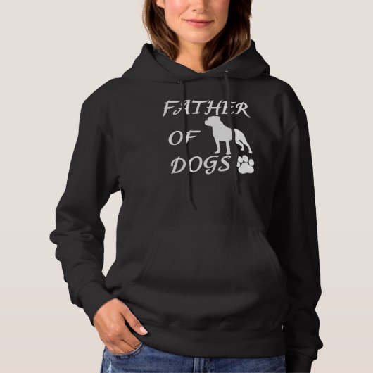 Vader van Dogs Rottweiler Aka Rottie Dog Hoodie (Voorkant)