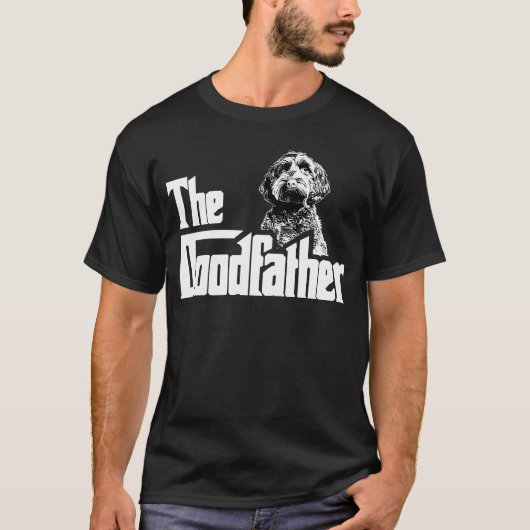 Vader van Doodfather Labradole Love Doodle T-shirt (Voorkant)