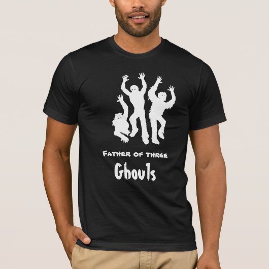 Vader van Drie Geesten Grappige Moeder Halloween S T-shirt (Voorkant)