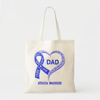 Vader van een Ataxia Warrior Blue Ribbon Matchin Tote Bag